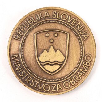 "Republika Slovenija Ministrstvo za obrambo" Medaille  39mm