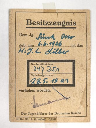 "15.SS Pz.Gren.Regt.25 " Kleine Gruppe eines ehemaligen Angehörigen der Hitler Jugend