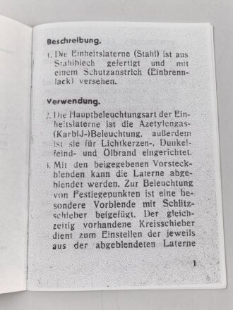 Fotokopie, Merkblatt für die Verwedung und...