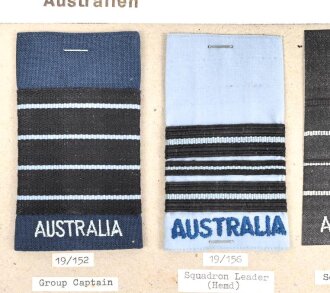 Australien, Sammlung Abzeichen Luftwaffe, auf Karton...