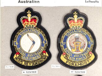 Australien, Sammlung Ärmelabzeichen Luftwaffe, auf...