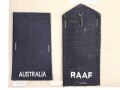 Australien, Sammlung Rangabzeichen Luftwaffe, auf Karton getackert