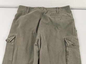 Bundeswehr, Moleskinhose oliv, datiert 1990, leicht gebraucht