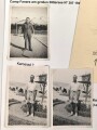 Kriegsgefangenschaft in "Camp Fanara am großen Bittersee " 5 Fotos und Weihnachtskarte 1947