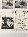 Kriegsgefangenschaft in "Camp Fanara am großen Bittersee " 5 Fotos und Weihnachtskarte 1947