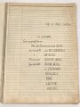 Kriegsmarine, Logbuch eines Seekadetten auf Linienschiff Schlesien , geführt vom 30.11.1939 bis zur Abgeschlossenen Ausbildung am 25.6.1940. DIN A4. Das Schiff hatte zu diesem Zeitpunkt als Heimathafen Gotenhaven