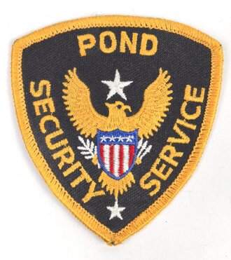 USA, Ärmelabzeichen " Pond Security Service"