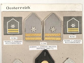 Österreich, Sammlung Abzeichen Militär, jeweils...