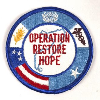 U.S./ UN " Operation Restore Hope" Somalia patch