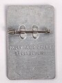 Leichtmetallabzeichen "12. Deutsches Sängerbundfest und Feier des 75 jähr. Bestehens des deutschen Sängerbundes 1862-1937 in Breslau 1937"