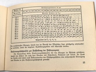 "Messdienst und Entfernungsschätzen" Geländesport Bücherei 3, datiert 1934, unter DIN A5, 32 Seiten