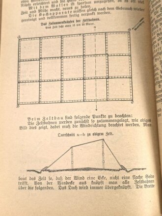 "Unterrichtsbuch für die Maschinengewehr Kompangnien Gerät 08" datiert 1910, 214 Seiten, DIN A5, gebraucht