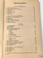 "Unterrichtsbuch für die Maschinengewehr Kompangnien Gerät 08" datiert 1910, 214 Seiten, DIN A5, gebraucht