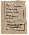 "Amtliches Unterrichtsbuch des Deutschen Roten Kreuzes", datiert 1930, DIN A6, 416 Seiten