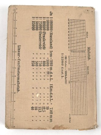 "Offizier-Taschenbuch", datiert 1908, DIN A6, 212 Seiten