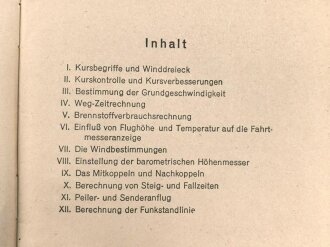 Luftwaffe, Merkblatt 201, Wichtige Grundregeln der angewandten Navigation, Oktober 1943, über DIN A6