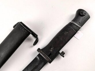 Norwegen,  Seitengewehr Modell  84/98 der Wehrmacht aptiert für Modell 1957 Selbstladegewehr mit Tragehaken für ein U.S. Lochkoppel