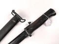 Norwegen,  Seitengewehr Modell  84/98 der Wehrmacht aptiert für Modell 1957 Selbstladegewehr mit Tragehaken für ein U.S. Lochkoppel