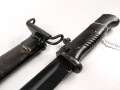 Norwegen,  Seitengewehr Modell  84/98 der Wehrmacht aptiert für Modell 1957 Selbstladegewehr mit Tragehaken für ein U.S. Lochkoppel