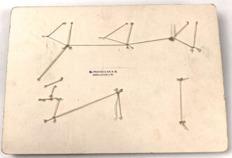 Mustertafel mit Koppelschlössern usw. von Dr. Franke & Co , Lüdenscheid