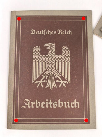 Arbeitsbuch III.Reich, gebraucht, gut, Ausgefüllt,...