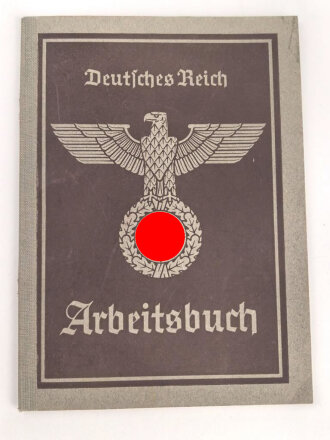 Arbeitsbuch III.Reich, gebraucht, gut, Ausgefüllt, Modell mit grossem Adler und Hakenkreuz. Sie erhalten ein ( 1 ) Stück