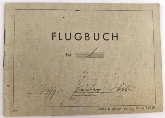 Flugbuch eines Unteroffizier, begonnen 23.5.1944, eingetragen 40 Flüge auf Segelflugzeugen