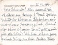 Kriegsgefangenenpost eines in Großbritannien ( Camp 1 ) inhaftierten an seine Schwester. datiert 28.10.44