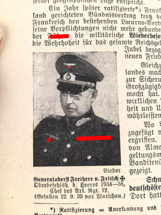 "Der Dienstunterricht im Heere, Ausgabe für den Schützen der Schützenkompanie" datiert 1940, 340 Seiten, DIN A5, gebraucht