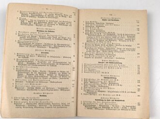 "Der Dienstunterricht im Heere, Ausgabe für den Schützen der Schützenkompanie" datiert 1940, 340 Seiten, DIN A5, gebraucht