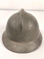 Frankreich 2. Weltkrieg, Stahlhelm Modell 1926, Originallack, ansonsten überarbeitet