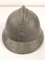 Frankreich 2. Weltkrieg, Stahlhelm Modell 1926, Originallack, ansonsten überarbeitet