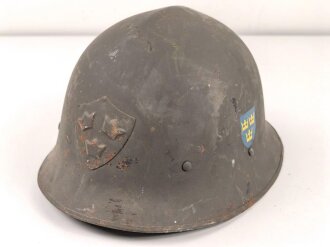 Schweden, Stahlhelm M21/26. Originallack, ungereinigt