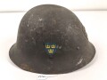 Schweden, Stahlhelm M21/26. Originallack, ungereinigt