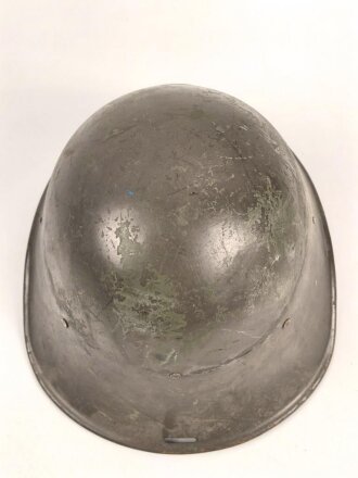 Niederlande 2. Weltkrieg, Stahlhelm ungereinigt, Originallack