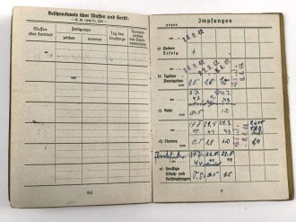 Soldbuch und Wehrpaß eines Nachrichtensoldaten