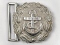 Kriegsmarine Schloß für die Paradefeldbinde der Beamten. Aluminium 60mm, Hersteller FLL