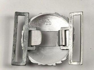 Kriegsmarine Schloß für die Paradefeldbinde der Beamten. Aluminium 60mm, Hersteller FLL