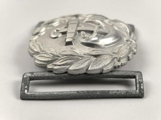 Kriegsmarine Schloß für die Paradefeldbinde der Beamten. Aluminium 60mm,