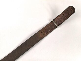 Deutsches Rotes Kreuz, Koppel für Mannschaften aus den frühen 30iger Jahren.  Zusammengehörig, ungereinigt, Länge des Koppelriemen 103cm