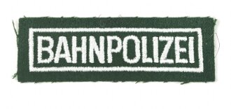 Bundesgrenzschutz Ärmelabzeichen " Bahnpolizei"