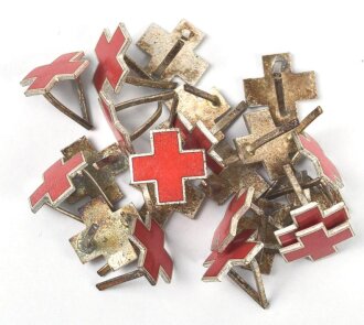 Deutsches Rotes Kreuz III.Reich , Auflage für Kragenspiegel, flache Variante, sie erhalten ein ( 1 ) Stück, 1,5 cm breit und lang