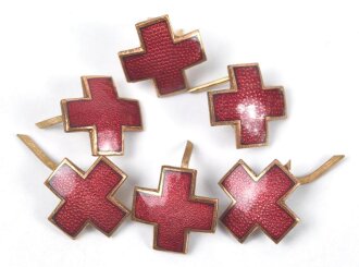 Deutsches Rotes Kreuz , 3 Paar Auflagen für Kragenspiegel