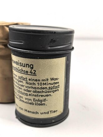 Tier Entgiftungsbüchse 42 der Wehrmacht....