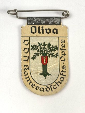 VDA Abzeichen "Oliva" Pappe