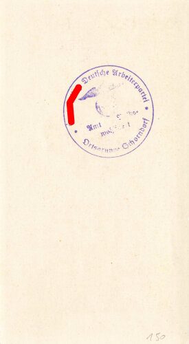 Winterhilfswerk, Türplakette November 1935, 75 x 135mm