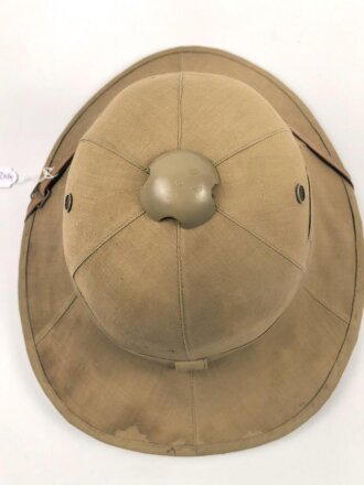 Italien, Tropenhelm Modell 1940. Ungetragenes Stück, leicht eingestaubt , Kopfgrösse 57