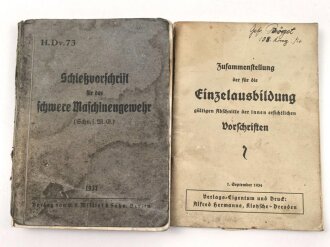 Wehrmacht, 6 Dienstvorschriften, alle defekt