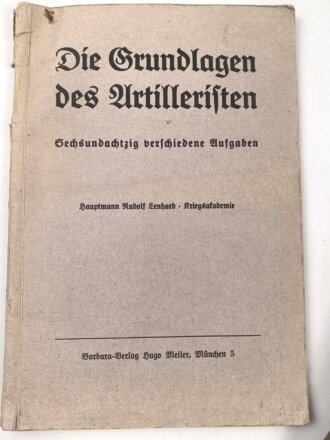 Wehrmacht, 5 Dienstvorschriften zum Thema Artillerie,...