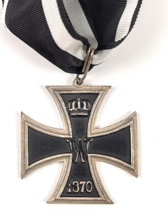 Großkreuz des Eisernen Kreuzes 1870 . Einteilig, nicht magnetisch, neuzeitliche Sammleranfertigung, am Band